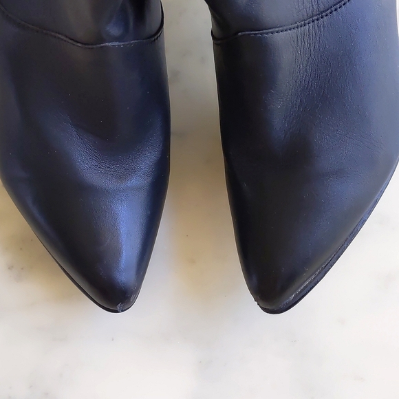 Genuine Leather Upper Pointed Toe Mid-Calf Boots. - Picture 5 of 5